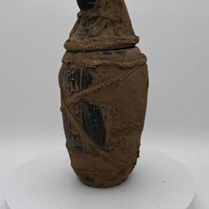 Egyptian God Horace Canopic Vessel 300 BC 