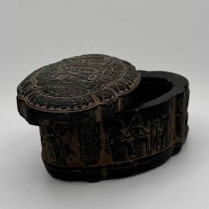 Egyptian Stone Jewelers Box 