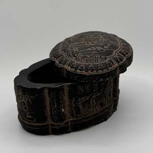 Egyptian Stone Jewelers Box 