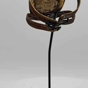 Egyptian Hieroglyphic Scarab Bangle 