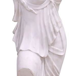 Carved Female draped statue, Image 3.