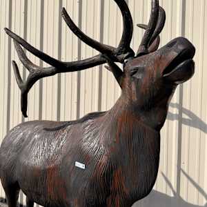 Life Size bronze Stag, Image 4.
