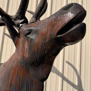 Life Size bronze Stag, Image 3.