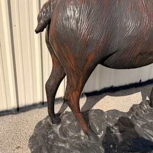 Life Size bronze Stag, Image 1.