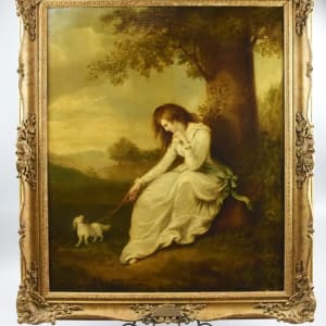 “Young Girl” by Arthur W Devis
