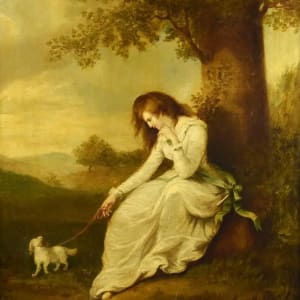 “Young Girl” by Arthur W Devis  Image: Young Girl Oil on Canvas by Arthur W. Devis, British  Painter 1763-1822  