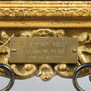 “Young Girl” by Arthur W Devis 