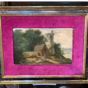 “Figures by the Cottage” by Paul Bril 