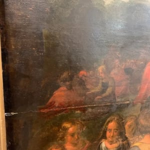 "The Miracle of the Loaves and Fishes", by Continental School 