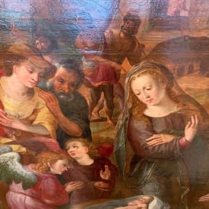 "The Adoration of the Shepherds" by Adam van Noort 