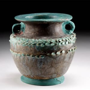 Romano-Egyptian Glazed Faience Amphora 