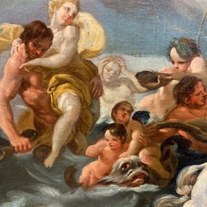 “Mythological Scene in the Heavens” by Jean-Hughes Taraval 