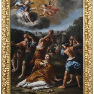 “The Martyrdom of St. Stephen” by Follower of Ludovico Cardi 