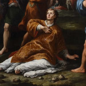 “The Martyrdom of St. Stephen” by Follower of Ludovico Cardi 