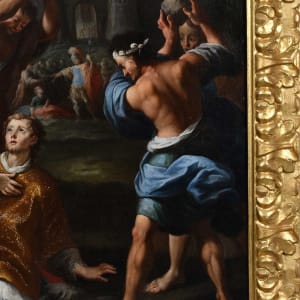 “The Martyrdom of St. Stephen” by Follower of Ludovico Cardi 