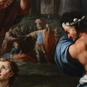 “The Martyrdom of St. Stephen” by Follower of Ludovico Cardi 