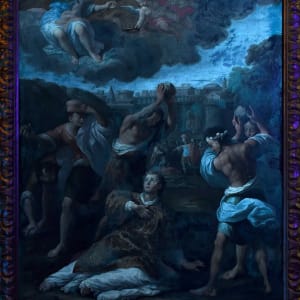“The Martyrdom of St. Stephen” by Follower of Ludovico Cardi 