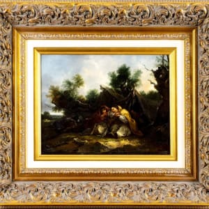 “Resting Travelers“ by Thomas Barker of Bath 