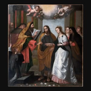 “The Marriage of the Virgin” by Workshop of Peter Paul Rubens 