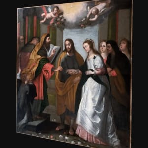“The Marriage of the Virgin” by Workshop of Peter Paul Rubens 