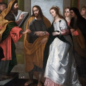 “The Marriage of the Virgin” by Workshop of Peter Paul Rubens 