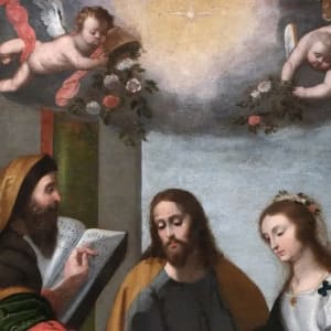 “The Marriage of the Virgin” by Workshop of Peter Paul Rubens 