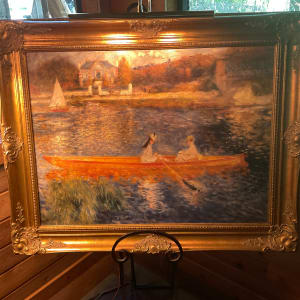 “Banks of the Seine at Asnieres” Homage by Pierre August Renoir 