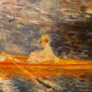 “Banks of the Seine at Asnieres” Homage by Pierre August Renoir 