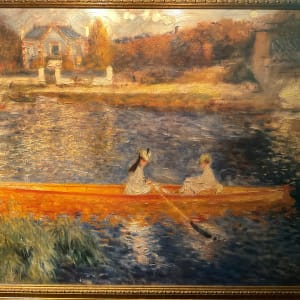 “Banks of the Seine at Asnieres” Homage by Pierre August Renoir 