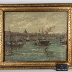 “Impression of the Harbor” by Henri Prost 