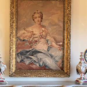 Portrait of Louise Henriette of Bourbon-Conti, Duchess of Orleans, as Hebe by Masion Hamot