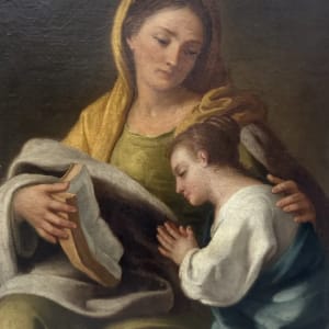 "The Education of the Virgin" by Unknown 