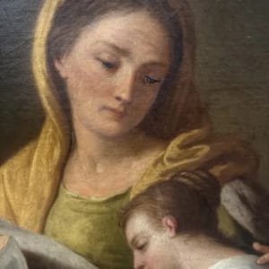 "The Education of the Virgin" by Unknown 