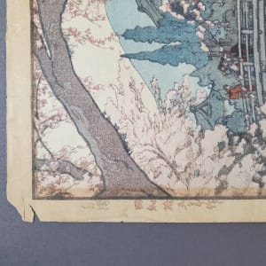 "Spring in a Hot Spring" by Hiroshi Yoshida 