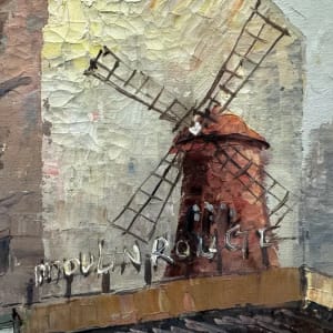 "Moulin Rouge Windmill" by Caroline C. Burnett 