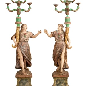 “Goddess Fortuna” Androne Torchère by Unknown