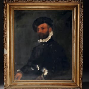 "Portrait of a Man Holding a Letter" or L'Avvocato (The Advocate)" by After Giovanni Giovanni Battista Moroni (Italian, 1520-1578)