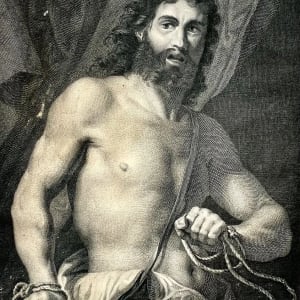 "Sampson" by Domenico Zampieri, Auguste Blanchard {engraver}(1819-1898 French)