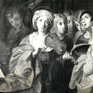 "Praise Ye the Lord" by Domenico Zampieri, E Congoy (engraver)