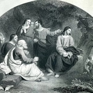 "Christ Lamenting over Jerusalem" by Sir Charles Lock Eastlake (1793–1865 British), John Outrim {engraver}(1810-1874 British)
