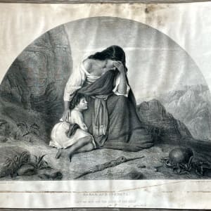“ Hagar and Ishmael” by Joseph Clark (1834-1926 English) 