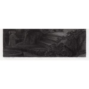 “Noli Me Tangere” (Christ and St Mary Magdalen at the Tomb) “Touch me Not” by Rembrandt Van Rijm, Gustave Lévy (1819-1894 French)  Engraver 