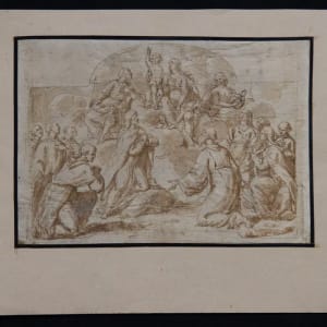 "The Madonna in Glory with Saints" by Francesco Chiozzi (Casalmaggiore 1725-ca. 1785) 