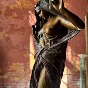 “La Nature mystérieuse et voilée se découvre devant la Science” by Louis-Ernest Barrias 