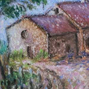 French Landscape with Cottager "Le Tour" by Paul-Emile Pissarro, Image 3.