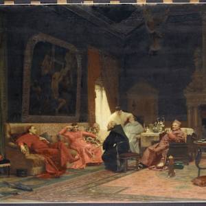 “Le Recit Du Missionnaire” “The Missionary’s Adventures” by Grave Bar Varin, Jehan Georges Vibert