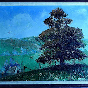 Le Chateaunier du Mont Aigu by Paul-Emile Pissarro 