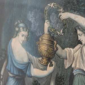 “ Thetis plunging Achilles into the waters of the Styx “ 