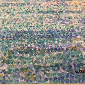 “Le port de Collioure” by Yvonne Canu French 1921-2007 