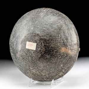 Huge Ancient Meshkinshar Blackware Spouted Vessel 